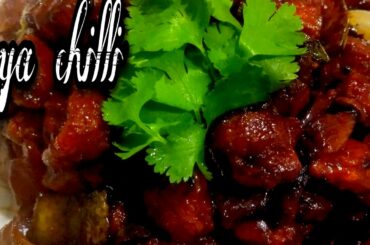 Soyabean chilli recipe / soya chilli recipe / easy and teasty chilli recipe in Hindi.