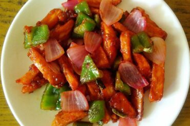 Chilli potato fry | Aloo recipe | #shorts #youtube shorts