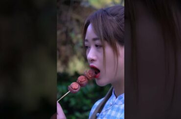 Wow yummy cooking noodle chili with hot dog recipe in my village