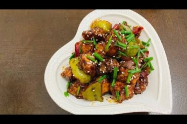 CHILI TOFU RECIPE IN TAMIL / EASY AND VERY DELLICIOUS