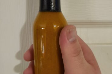 My homemade ghost pepper miso hot sauve.