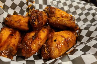 Had some War Machine (Jerk rubbed, then chili sauced) wings from D-Spot in Oakdale, MN.