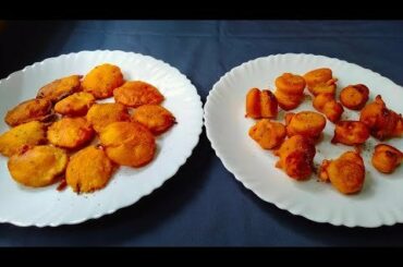 Make In 15 Minutes Recipe - Crispy Potato Pakora and Besan Phuluri - Easy Snacks