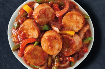 Italian-Style Sausage and Peppers -Get a full 18 grams of protein with this hearty dish.