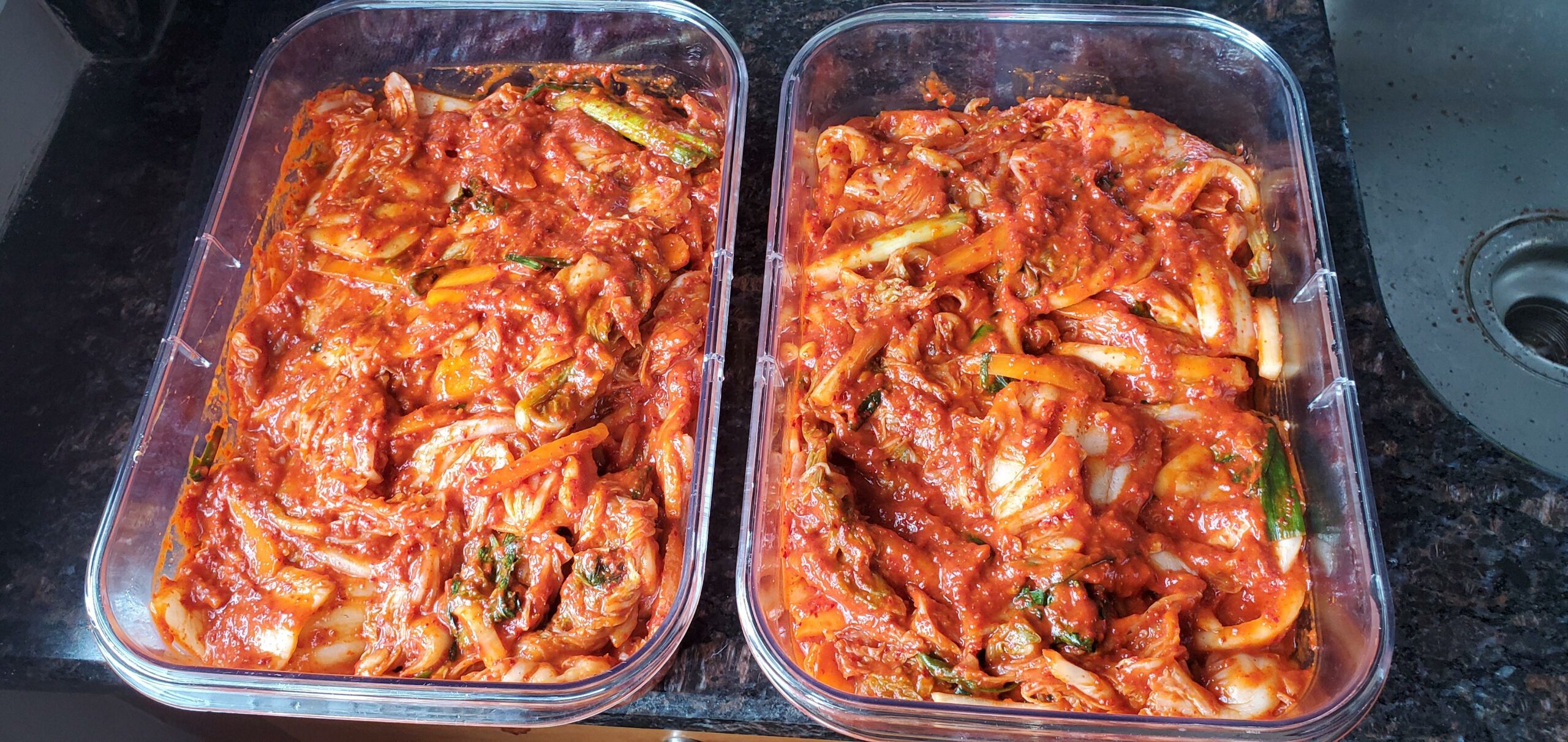 Made some kimchi yesterday! Let the fermentation begin! Recipe by ...