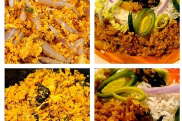 Little Anchovies Cooked with Grated coconut along with Cambodge and Spices
