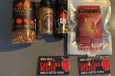 My spice stash is running a little light. But what I have packs a punch.