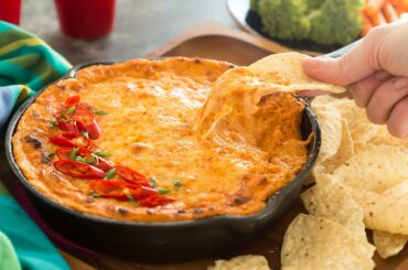 Cheesy Red Hot Chili Pepper Dip