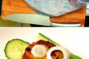 Black Pomfret, From Fishmonger to Plate