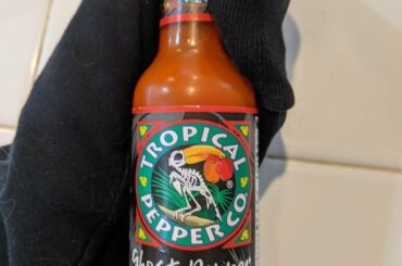 Recently found out about this subreddit, a ghost pepper hotsuace i got for Christmas.