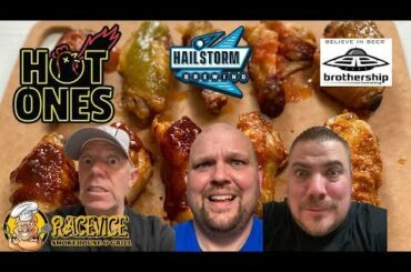 Hot Ones At Home Challenge DA BOMB!! Can Hailstorm and Brothership Beers help?? Crazy Hot! Fail?!