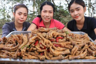 How to cook chicken feet curry with chili sauce recipe