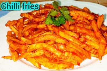 Chilli Fries Recipe Bilkul Restaurant Style #Shortvideo Spicy Chili Fries by Jabeen Food Center