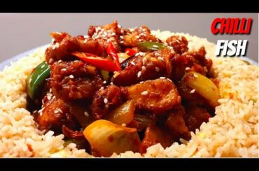 Chilli Fish Recipe | Crispy Fish In Chilli Sauce | Chilli Masala Fish