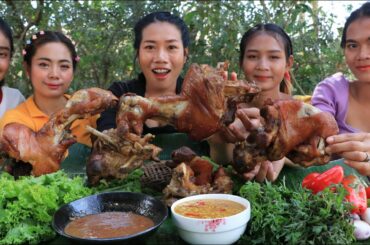 Wow yummy cooking pork crispy with chili sauce recipe in my family