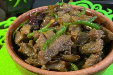 Green chili beef recipe.#ummemohammad.