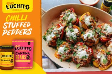 How To Make Chilli Stuffed Peppers | Leftover Chilli | Easy Mexican Recipes