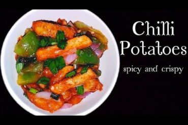 chilli potatoes recipe | food in travel delhi | chilli potato | chinese food | #shorts