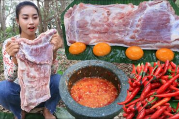 Amazing cooking pork crispy with chili sauce recipe - Amazing cooking