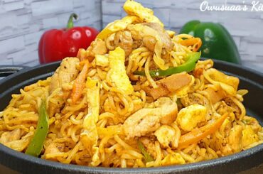 An Incredible Indomie Noodles Recipe|How To Cook The Best Chilli Chicken Noodles Without Sticking