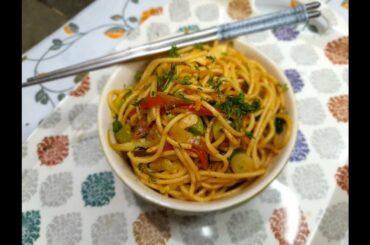Burnt Chilli Garlic Noodles I Chili Garlic Noodles | Hakka Noodles Recipe | Noodles Recipe |