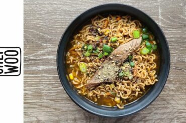 Chef Woo Sweet Chili Togarashi - USA - Instant Noodle Recipe Time - EP 969