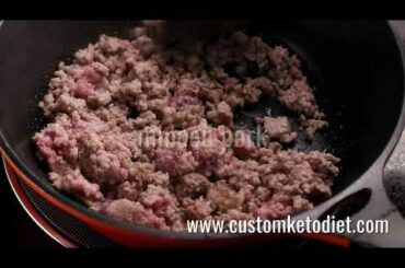 Keto Chili black bean pork cabbage stir fry | Keto Recipe