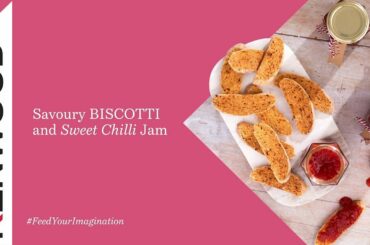 Savoury Biscotti and Sweet Chilli Jam made with MultiPro Compact+