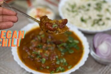 How to Make Vegan Chili (instant pot kidney beans curry) Easy +Healthy Recipe