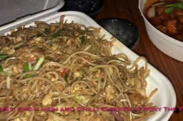 Roxy The Park | Mixed Chow mein and Chilli Chicken | Dinner