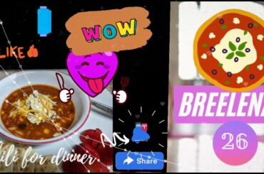 Chili for dinner. ( Mexican food)