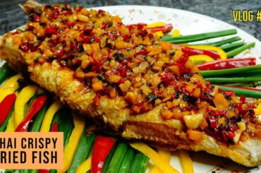Thai Crispy Fish with Tamarind Sauce | Fried Fish with Chili Sauce  | Fried Fish Recipes
