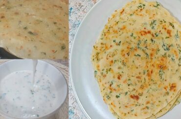 Garlic Paratha Recipe | Chili Garlic Paratha With Liquid Dough | Garlic Chapati