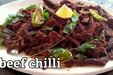 beef chilli recipe in malayalam /isha's world