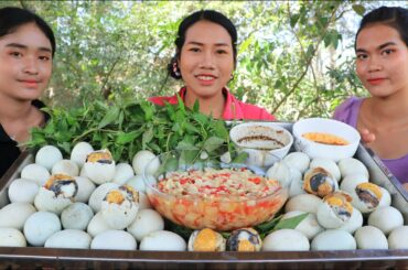 How to cook egg duck with garlic chili salad recipe