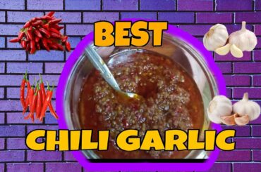 HOW TO COOK CHILI GARLIC OIL HOME MADE RECIPE