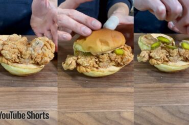 the spicy CALABRIAN CHILI FRIED CHICKEN sandwich