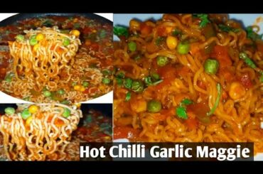 Hot Chilli Garlic Maggie|Street style maggi|Masala maggi|@Neetu's magic recipe |Indian Street Food