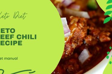How to cook Keto Beef Chili(keto recipe) - Diet Manual