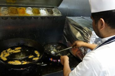 Chilli Idli Recipe and Sambar Rice Making at Crispy Dosa South Indian Restaurant, Hounslow, London..