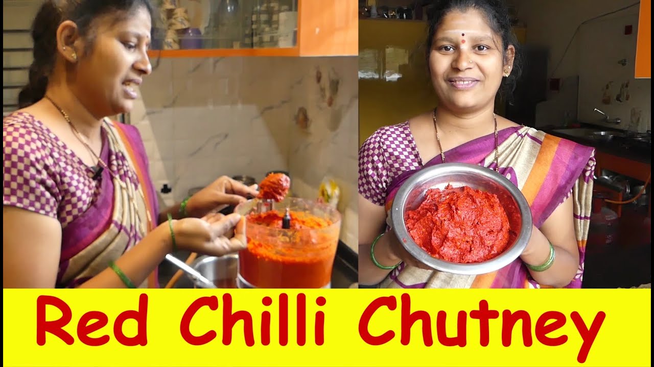 Red Chilli ChutneyKempu Menasina Kayi chutneyUttara Karnataka Special