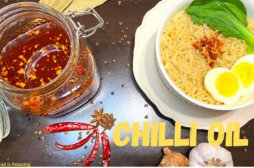 Chilli Oil Recipe Nepali Style | How to make homemade chilli oil | Homemade chilli oil recipe