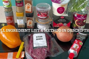 BEEF MINCE CHILLI / CHILLI CON CARNE NACHOS RECIPE