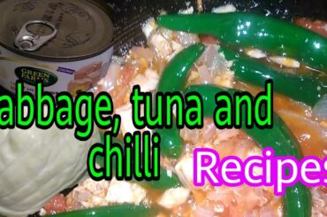 HOW TO COOK CABBAGE WITH TUNA & CHILLI | EASY CABBAGE WITH TUNA RECIPE | GINISANG REPOLYO AT TUNA