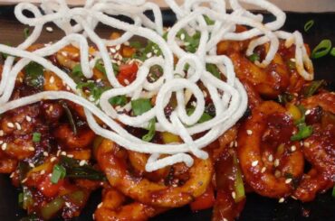 sweet chilli squid / korean food / squid / Chilli squid /  in hindi / chef recipe / food