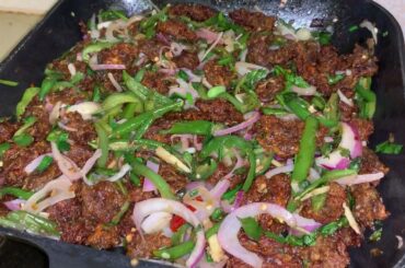 Crispy Beef Chilli Dry Recipe | Restaurant Style Beef Chilli Dry