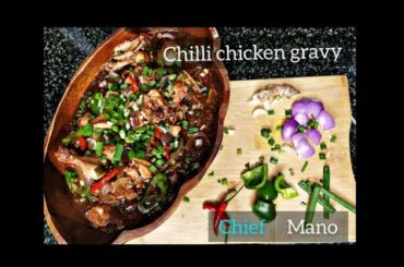 Chilli Chicken Gravy Recipe In Tamil || Easy Chicken Recipe || Chef Mano