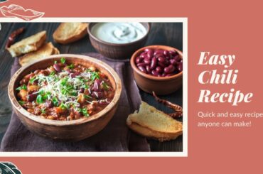 Easy Chili Recipe