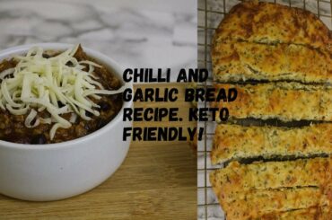 BEST CHILI AND GARLIC CHEESE BREAD RECIPE | LOW CARB/KETO FRIENDLY!