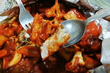 Pocket Steam Chilli Fish | Aluminum Foil Steam Fish Recipe